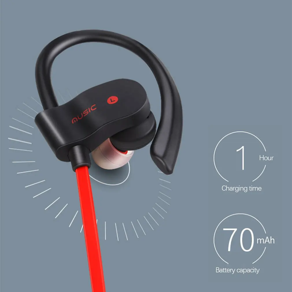 56S Bluetooth наушники водонепроницаемые Ipx5 спортивные наушники для бега гарнитура стерео бас наушники Handsfree 100 шт./партия