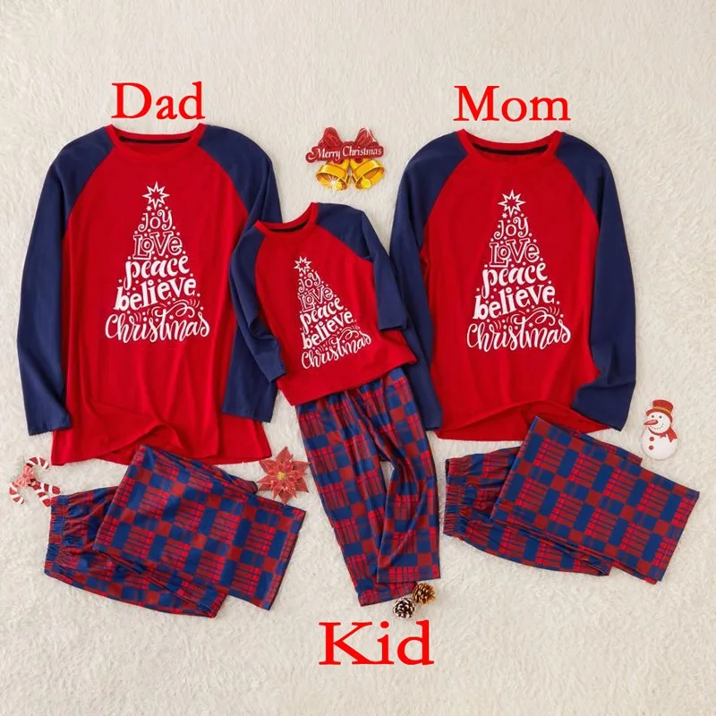 

Christmas Pajamas Family Clothing 2019 Family Matching Mother Daughter Father Son Clothes Family Clothing Sets New Year Costume