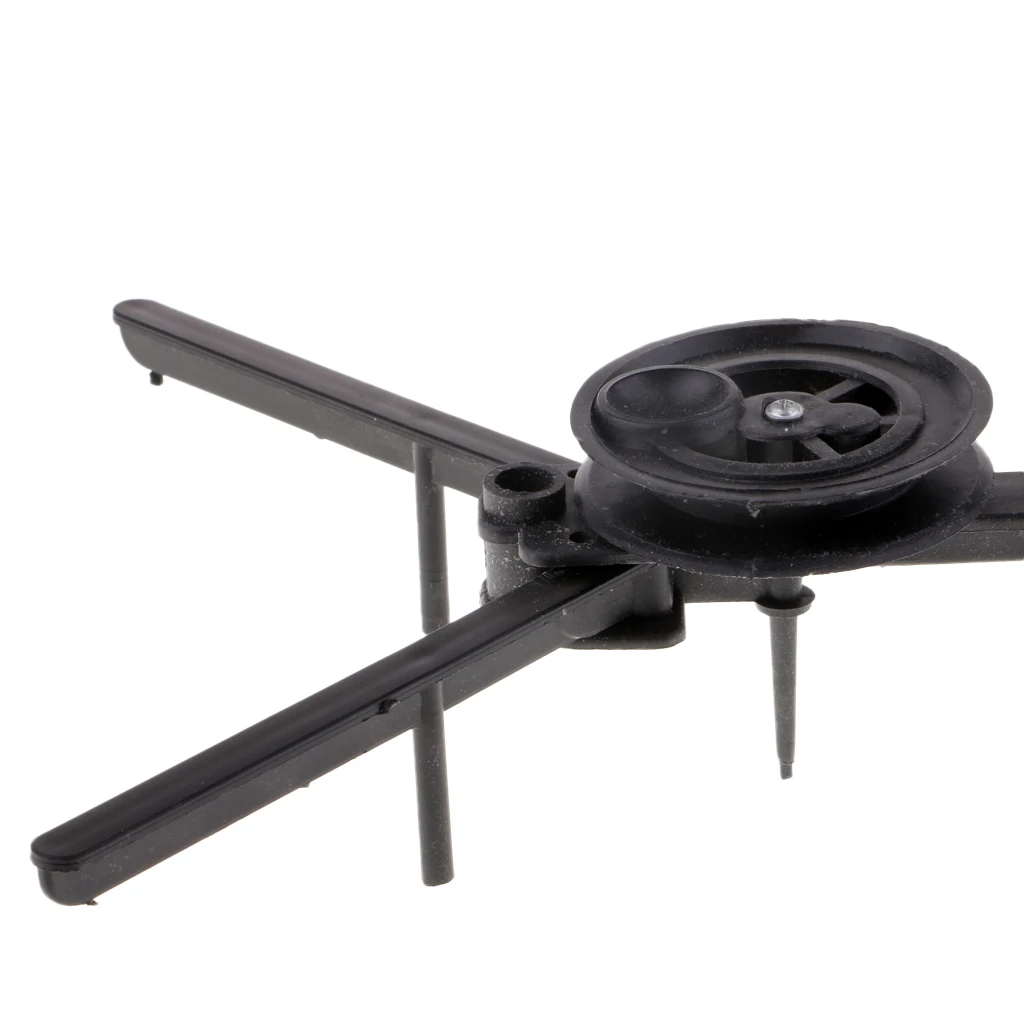 ABS Ice Fishing Tip-Up Ice Fishing Rod with Hole Cover and Orange Flag