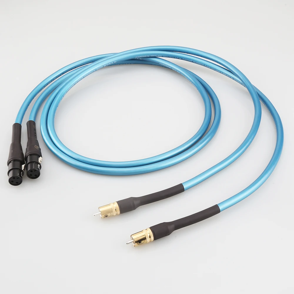 Новые карты HiFi RCA в XLR сбалансированный штекер аудио кабель крест усилитель CD DVD
