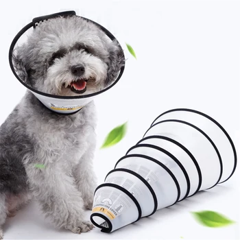 

Transparent Dog Cat Protection Cover Wound Healing Cone Protective Pet Medical Collar Smart Cone Prevent Bite Pretty Dog Stuff