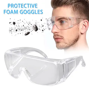 

Eyes Protective Goggles Transparent Safety Goggles Glasses Work Dental Eye Protection Spectacles Eyewear Anti-shock Goggles