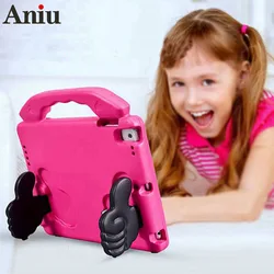 Funda a prueba de golpes para ipad 2018, cubierta de cuerpo completo EVA, con soporte de asa para niños, iPad air 2 pro 9,7 2017