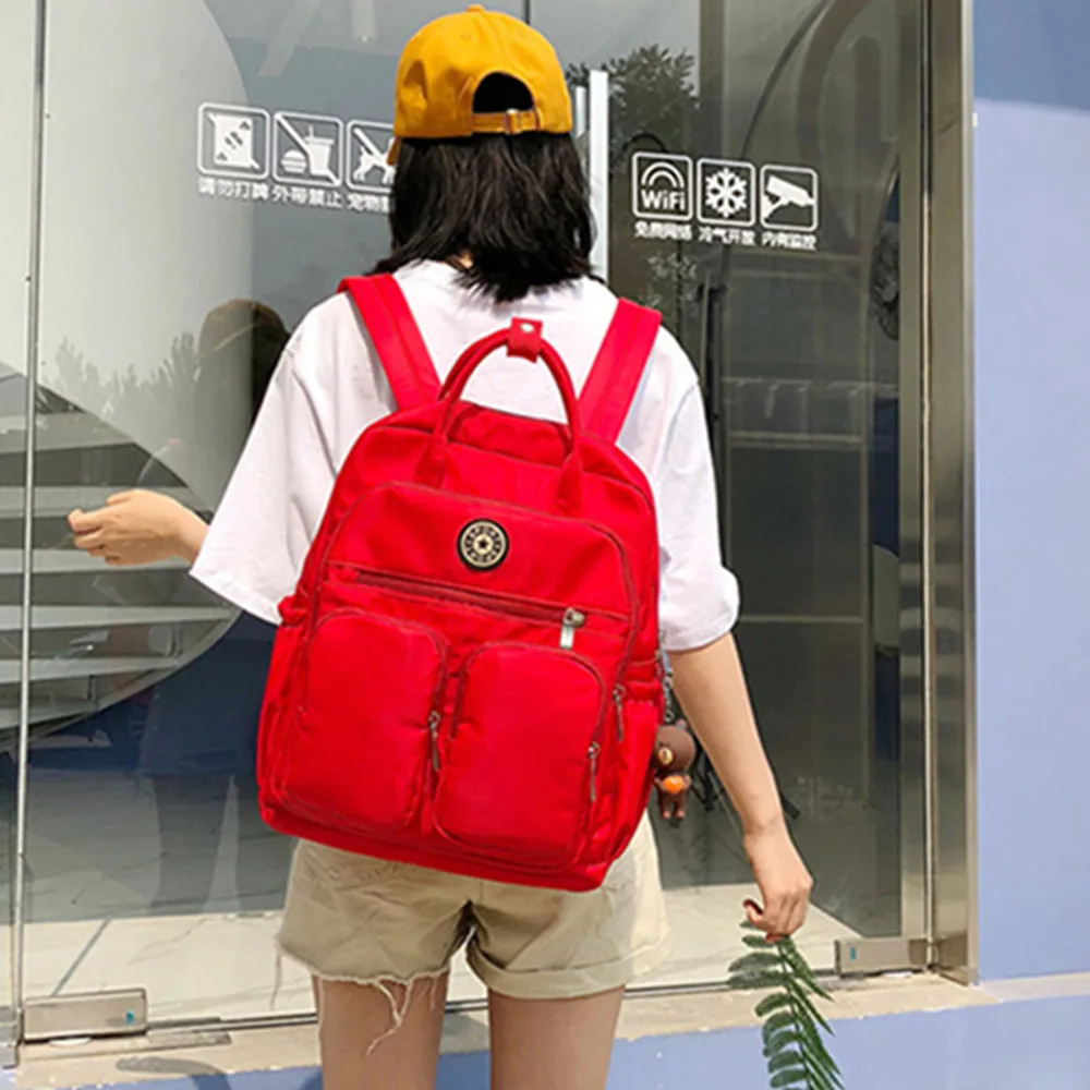 Модный тренд студенческий рюкзак водонепроницаемый ноутбук женский большой емкости повседневный рюкзак женский рюкзак для колледжа