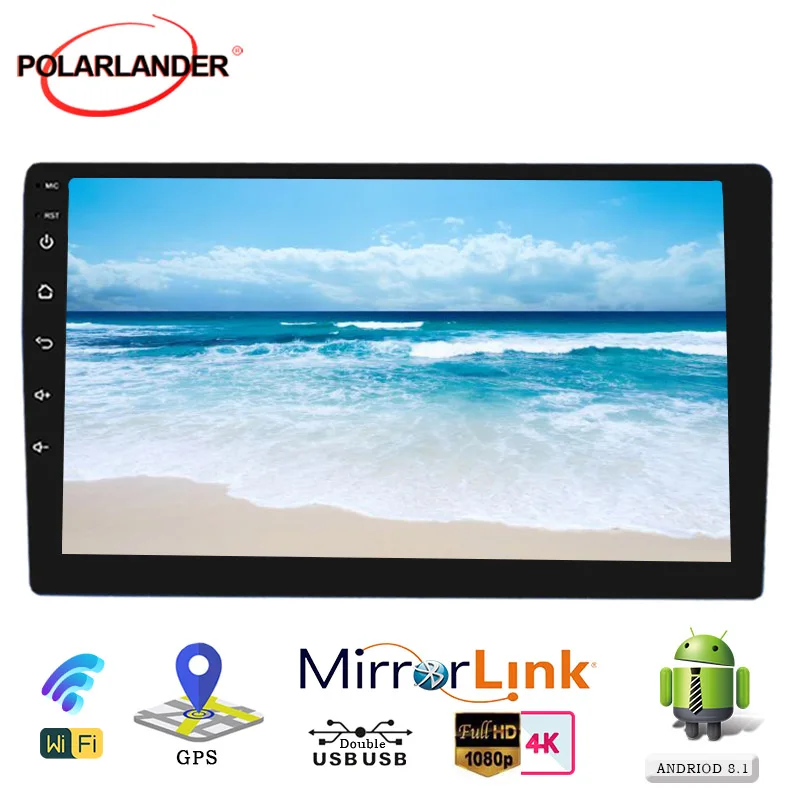 US $113.46 Autoradio 2 Din Car Radio 10 MP5 Player For Android 91 MultiMedia WIFI GPS Navi Mirrorlink Tape Recorder Car Audio Bluetooth
