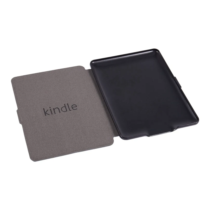 ABKT-Магнитный чехол из искусственной кожи тонкий для Amazon Kindle Paperwhite(крест-узор, темно-синий