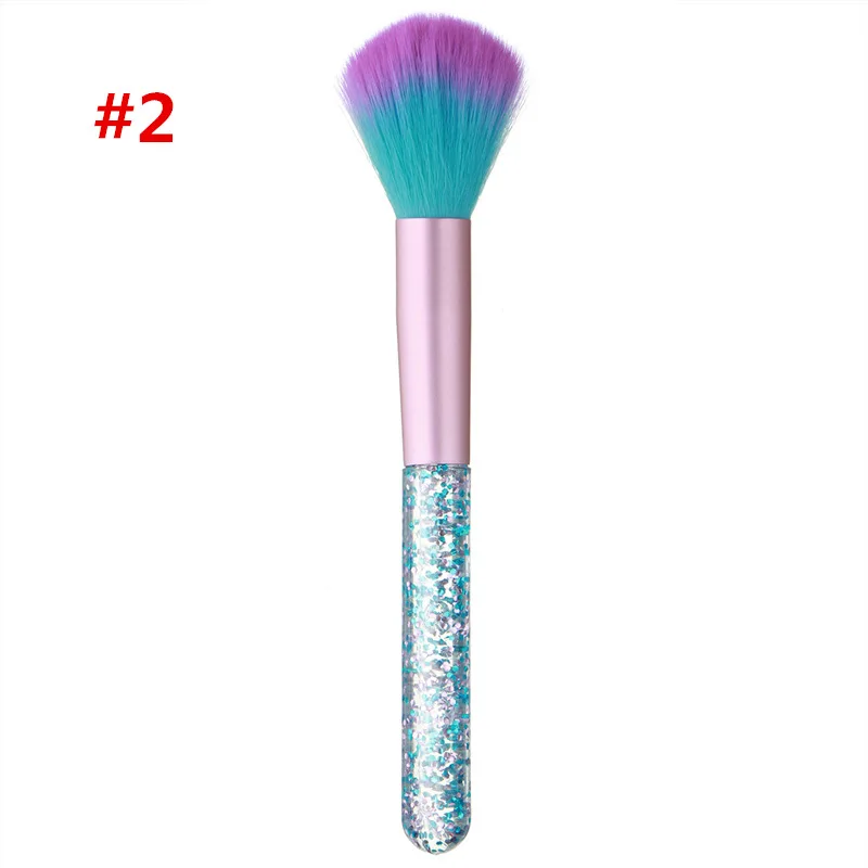 Nail Brush-02 Diamond щеточка для чистки ногтей мягкие дизайн ногтей Для акриловые и УФ гель пыли очиститель кисточки Маникюр Педикюр Инструмент - Цвет: Nail Brush-02