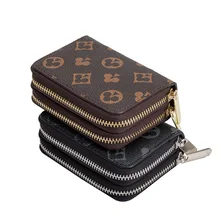 Wallet Fashion New 2021 Card Wallet Multifunctional Wallet Double Zipper Wallet Coin Purse Ladies Mini Wallet lipstick purse