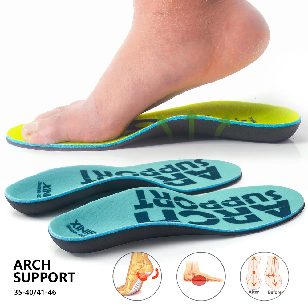 Купить EVA Orthotic Sports Insole Insert Shoe Pad Arch Support Heel Cushion Unisex Foot Care size 35-46  Обувь | Insoles (1005003211353712)