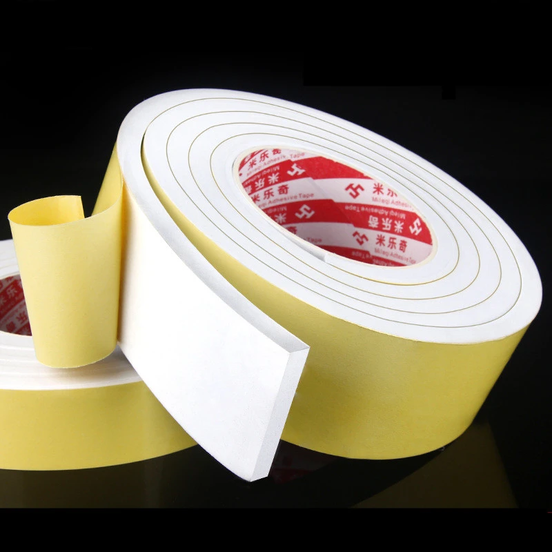Witte Kleur Enkelzijdig Eva Foam Tape Hoge Viscositeit Foam Plakband Anti Collision Verzegelde Geluidsisolatie 5mm & 8Mm & 10Mm|Tape| - AliExpress