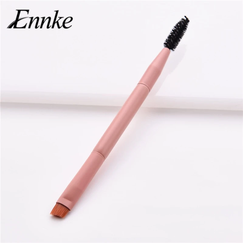 

ENNKE Eye Beauty Single Micro Brush Eyelash Eyebrow Powder Foundation Brush Pink Orange Handle 1 Pc Makeup Brush