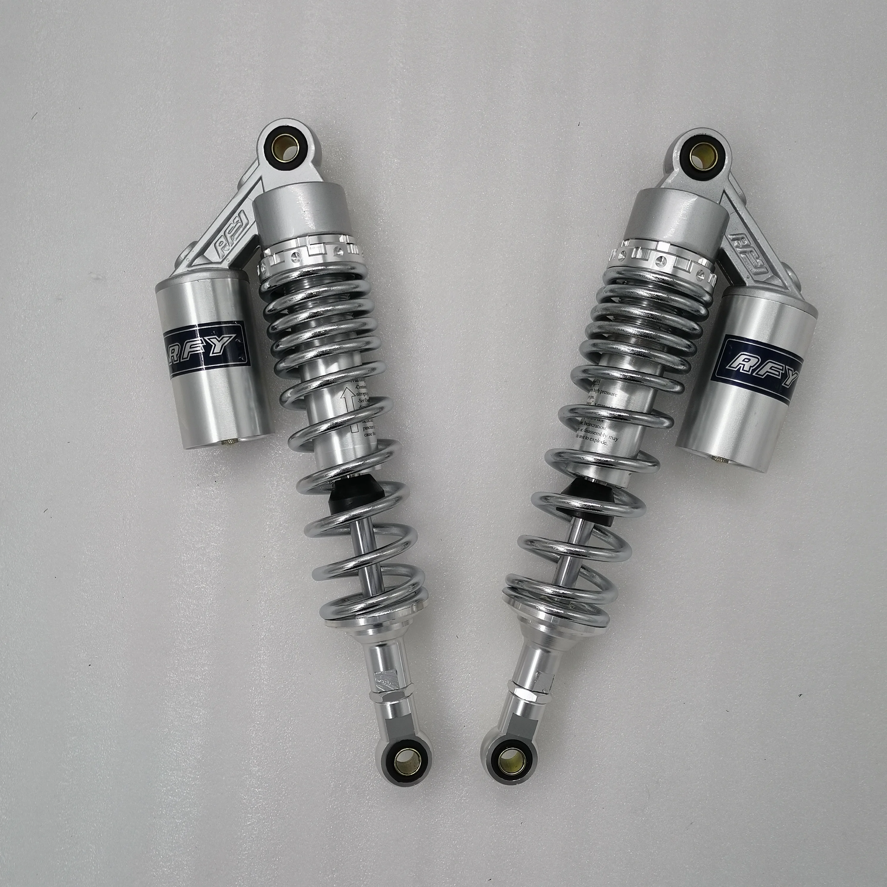 Universal 12 300mm 305mm 1pair spring 8mm rear shock absorber motorcycle for Yamaha ATV off-road vehicle plating plating