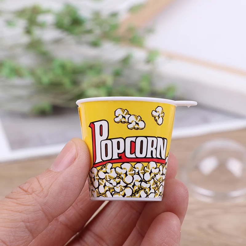 10 шт. DIY очаровательные пластиковые чашки миниатюрные милые мини чашки с крышкой кукольный домик попкорн мороженое ювелирные изделия аксессуары