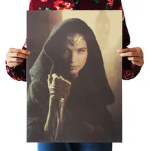 [A932] Wonder Woman 03 Ностальгический ретро плакат из крафт-бумаги экран для помещений кафе декоративная живопись