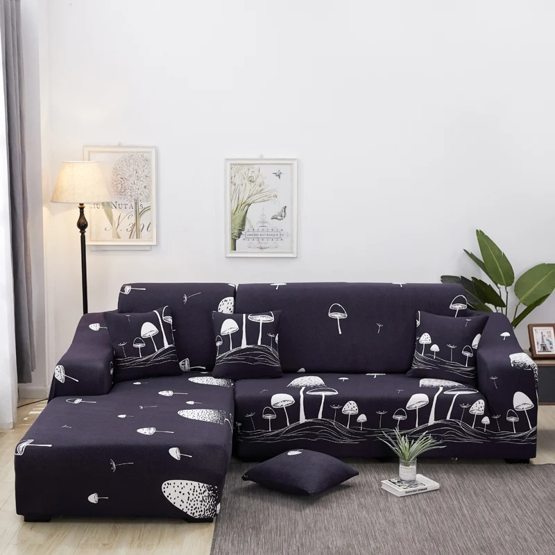 Полиэстер Loveseat чехол для дивана шезлонг Стрейч L форма дивана чехол L форма d покрывала для дивана стрейч мебель протектор - Цвет: L
