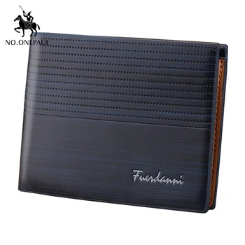 

NO.ONEPAUL men's leather short wallet, business retro style, cross-section, embossed, men's wallet, card holder, fashion wallet