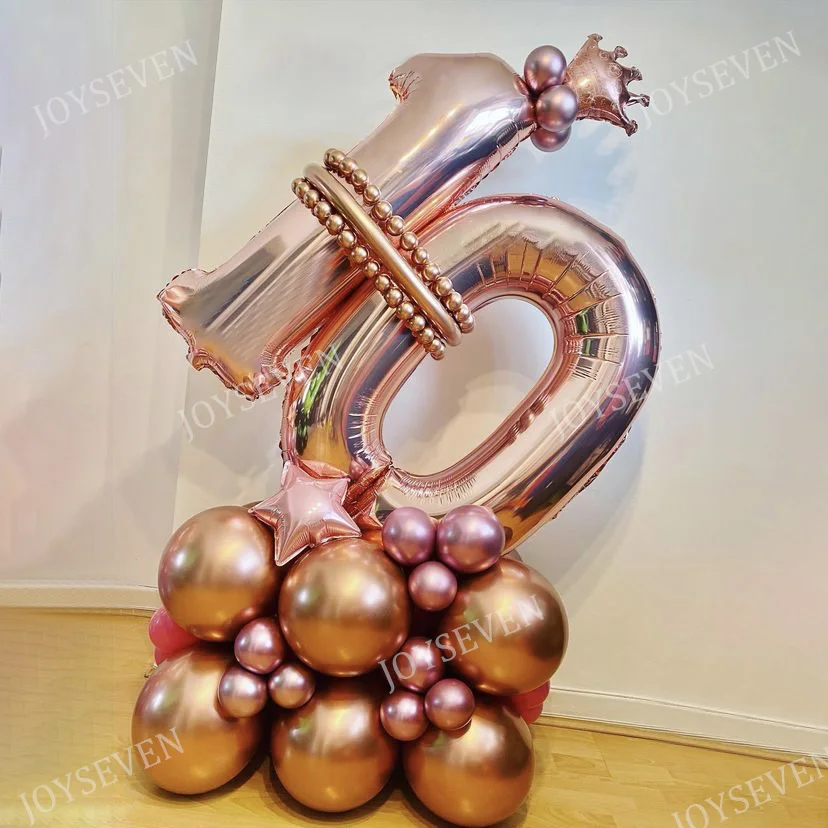 18 Palloncini Per Festa Della Mamma | Lattice Rosa E Bianco 30 Cm | Decorazioni Per Compleanno E Sorprese
