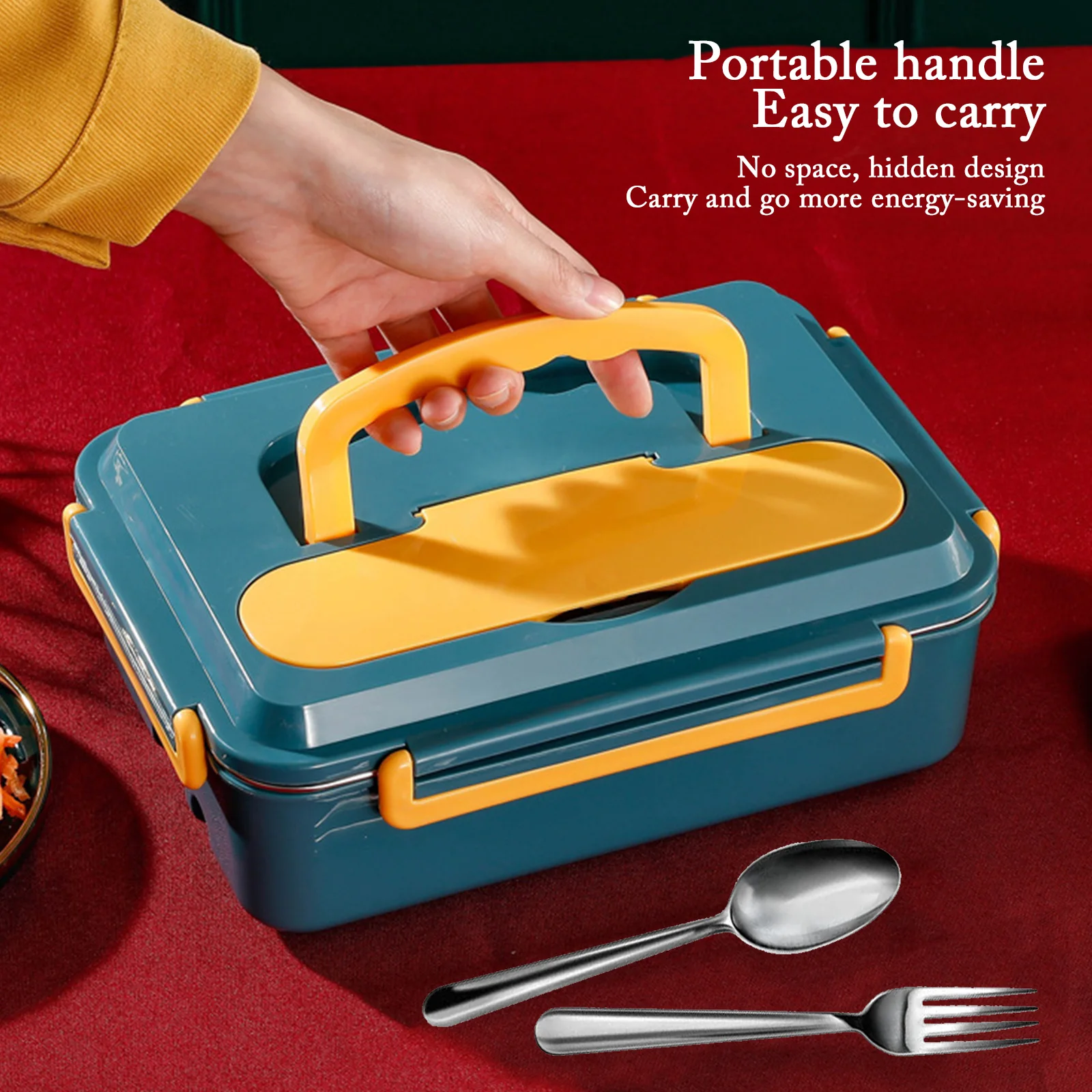 Electric Lunch Box Food Heater Portable Food Warmer 1 5L Large Capacity