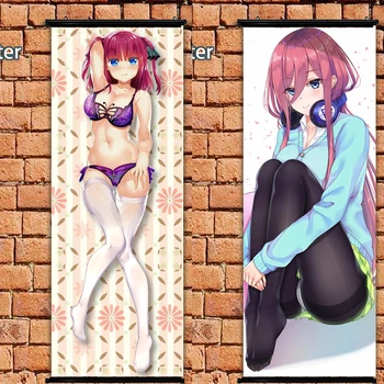 

Gotoubun No Hanayome Nakano NINO Itsuki Anime Cloth Poster Wall Scroll 105x40cm