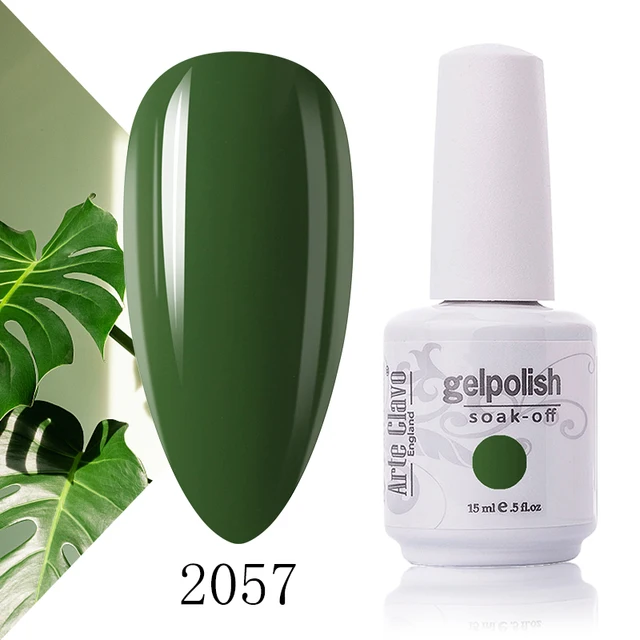 Arte Clavo 131 Colors Gel Polish Nail Gel Varnish Paint Semi Permanent Nails Art Gel Nail Polish For Manicure Top Coat Base Coat 2057