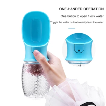 

New Portable Pet Dog Water Bottle Pet Cat Travel Water Bottle Cups Outdoor Water Feeding Feeder Water Drinking Bowl Pet Products