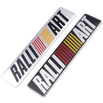 

Aluminum alloy Car Sticker Emblem Badge Decal For Mitsubishi ralliart Lancer 9 10 Asx Outlander 3 Pajero Sport L200 Car Styling