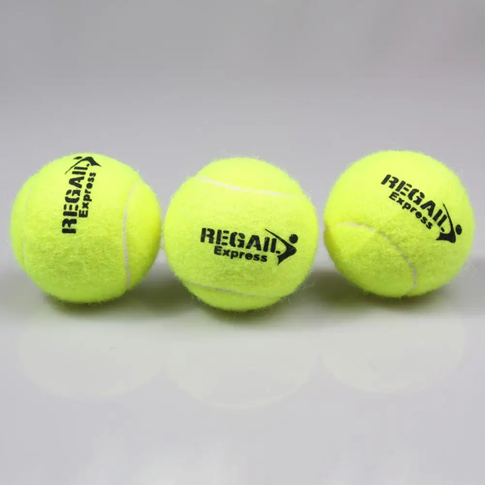 Professional Rubber Tennis Ball High Resilience Durable Tennis Practice Ball for School Club Competition Training Exercises Hot