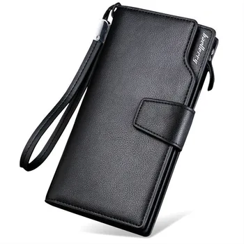 

Luxury Long Wallet Clutch Bag PU Leather Credit Card Holder Men Purses Carteira Masculina Carteras Billetera Hombre Portfe Carte