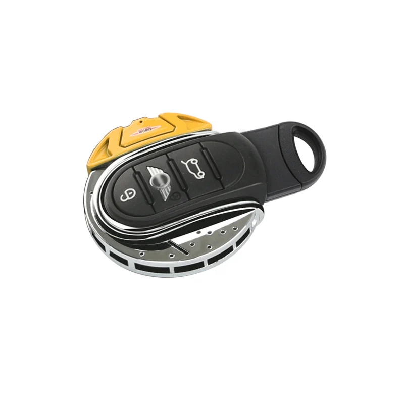 Автомобиль JCW тормозной суппорт стиль ключ крышка брелок автомобиля Стайлинг Аксессуары Защитный чехол для ключа для MINI COOPER S F54 F55 F56 F57 F60 - Название цвета: left-yellow