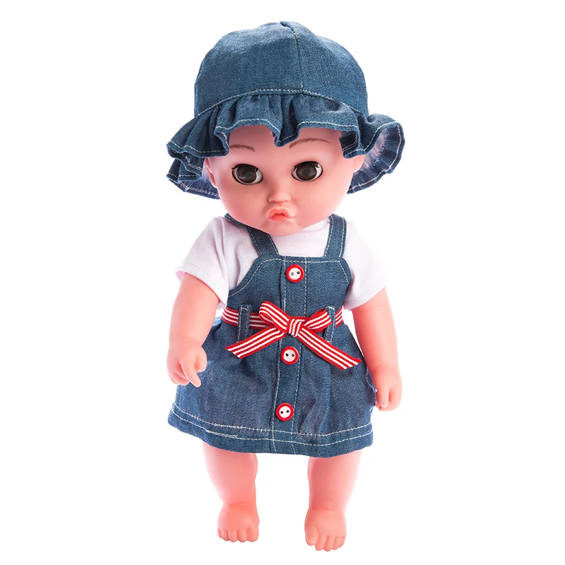 35 CM Reborn Baby Lifelike Toddler Baby Bonecas Kid Doll Bebe Reborn Waterproof Full Silicone Eyes Blinking Dolls Surprise Gift
