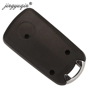 Keyforkess 10 pezzi 3 pulsanti telecomando modificato Flip Car Key Shell per Opel VAUXHALL Vectra Astra Zafira HU100/HU43/Hu46/YM28 Fob Case - Jingyuqin 10 pezzi 3 pulsanti telecomando modificato Flip Car Key Shell per Opel VAUXHALL Vectra