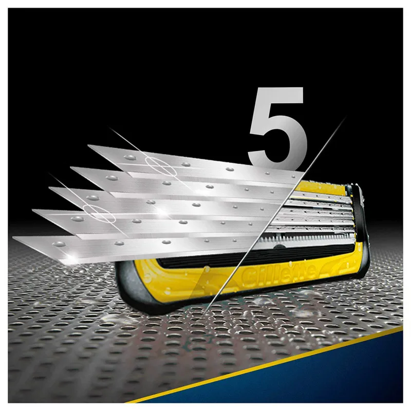 Removable Razor Blades for Men Gillette Fusion ProShield Blade for Shaving 4 Replaceable Cassettes Shaving Fusion 2