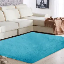 Площадь Ковер пушистые коврики ковер пол коврик для спальни диван Противоскользящий яркий дом 160x90 см