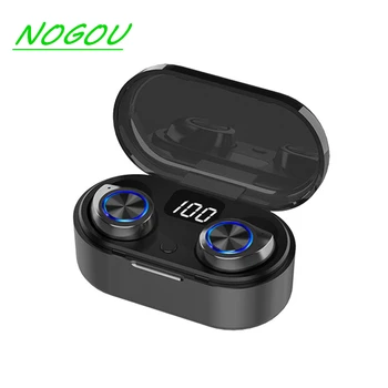 

NOGOU TWS fingerprint touch Bluetooth 5.0 headset HD stereo wireless headset noise reduction gaming headset