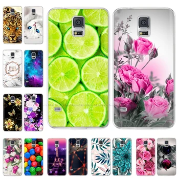 

Silicone phone Case For Samsung Galaxy S5 i9600 SM-G900F cover For Samsung S5 Mini SM-G800F G800 4.5" inch Phone shell bumper