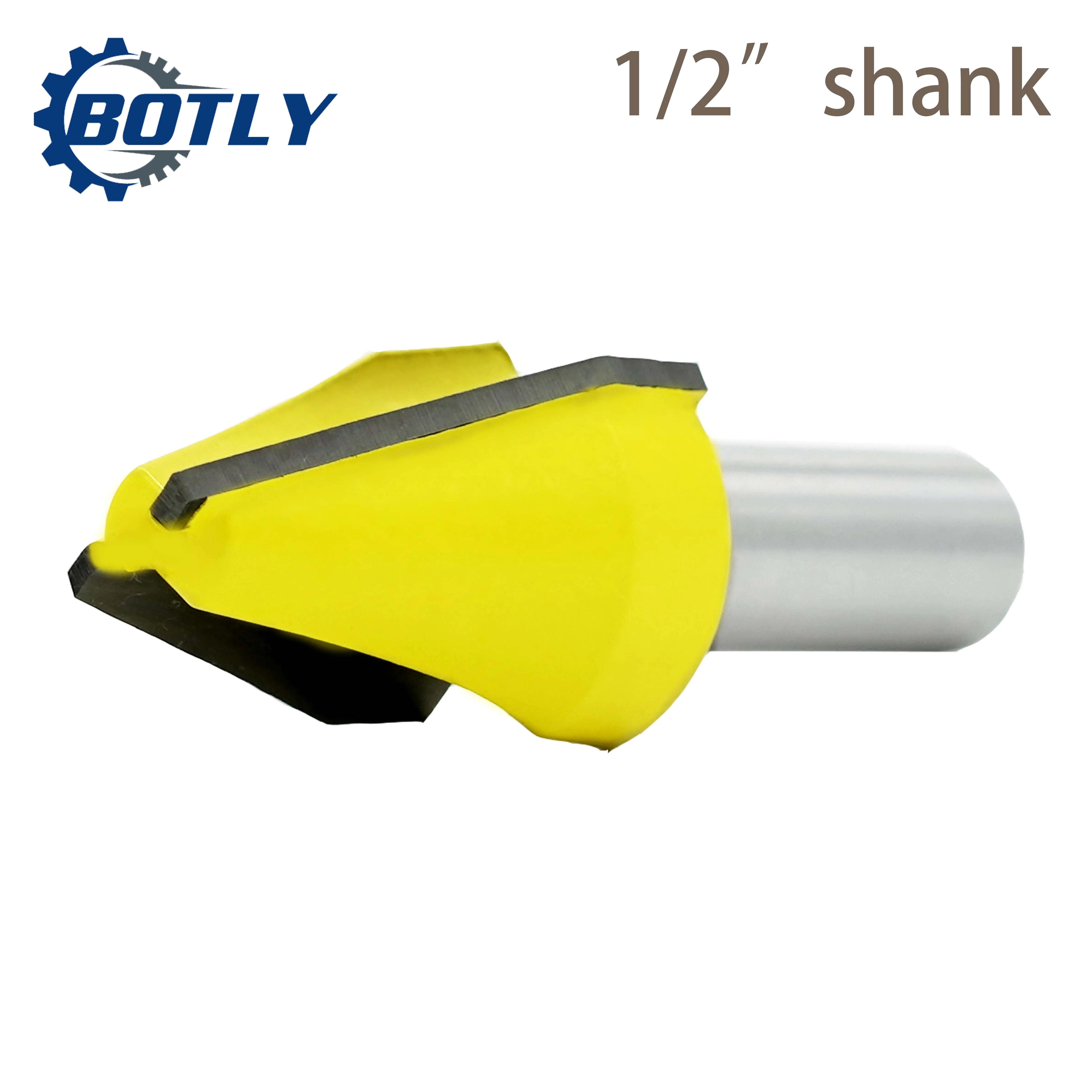 

1/2"Shank milling cutters end mill Panel Raiser Router Bit - Vertical - Bevel Design woodworking tools Tenon Cutter for fresa