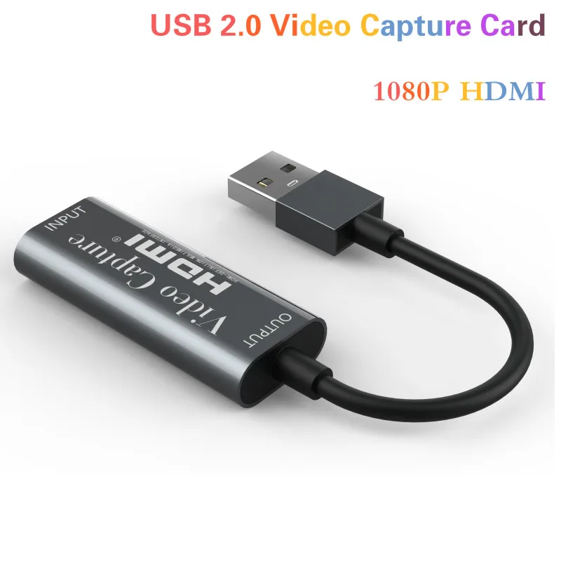 Мини 1080P HDMI к USB 2 0 карта видеозахвата телефона коробка для записи игр ПК Youtube OBS DVD