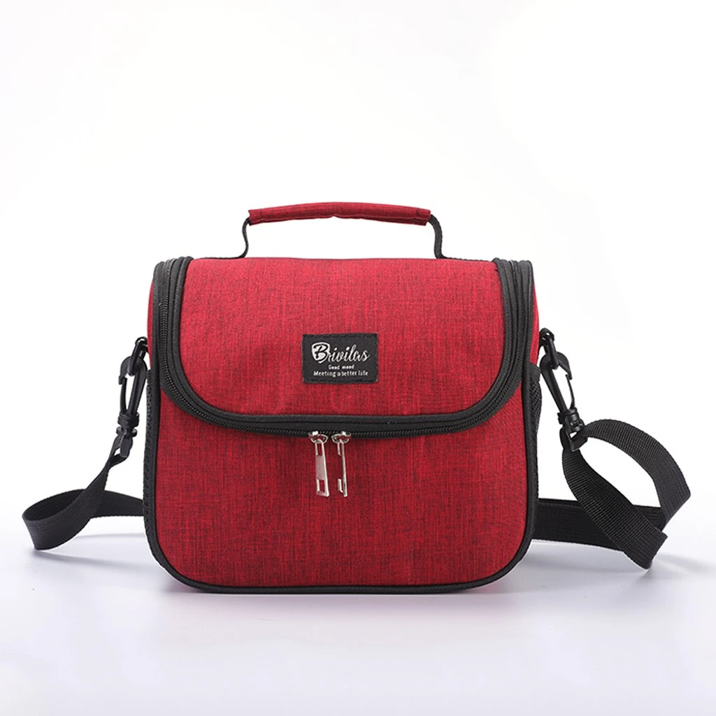 Maison Fabre Portable Thermal  Lunch Box Leakproof Waterproof  Women Kids Men Shoulder Food Picnic Multifunctional Tote Bag 906