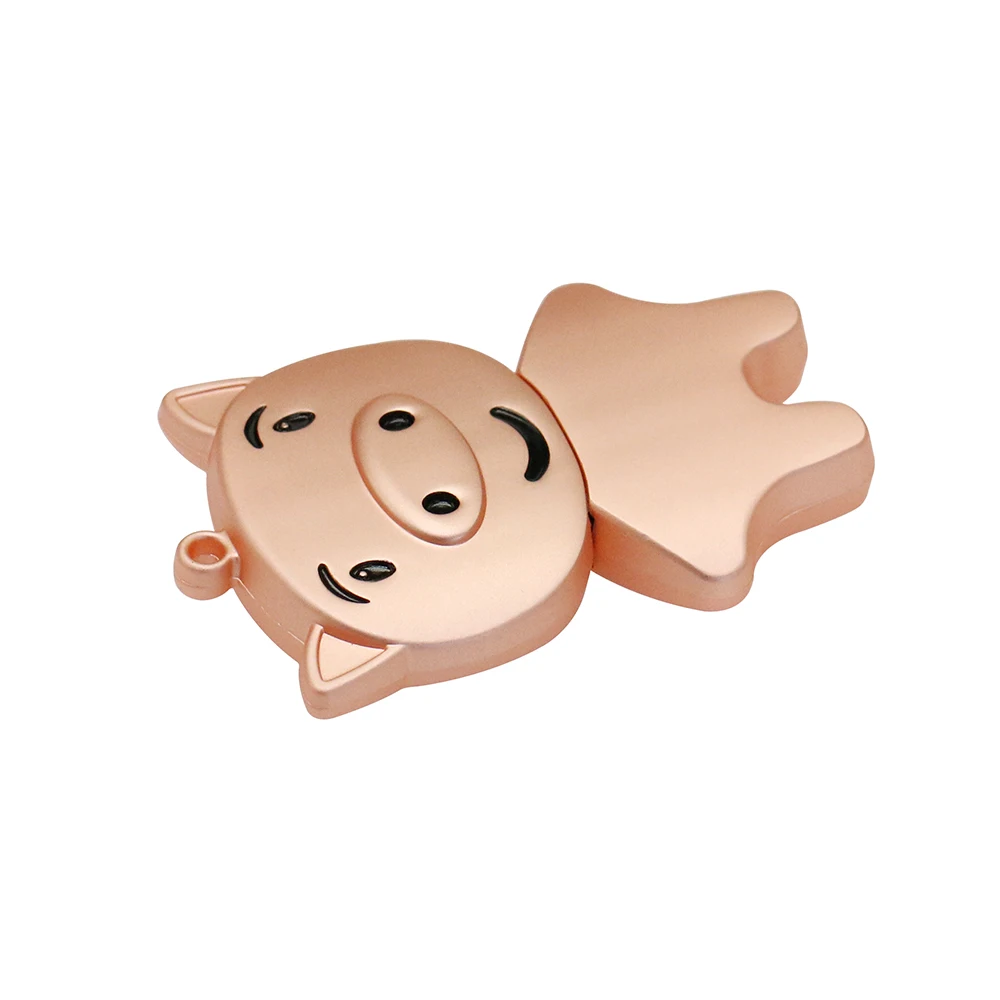 Pen Drive 256GB Metal Pendrive USB2.0 Animal Pig 32GB 128GB 16GB 8GB 4GB Usb Flash Drive 64gb Usb Memory Disk Key Gift