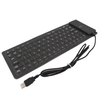 

Portable USB Keyboard Water Resistant Soft Silicone Wired Gaming Keyboard For Tablet Desktop Computer Accessories