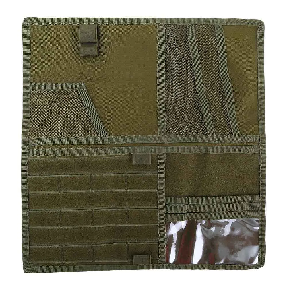 Тактический Molle козырек автомобиля панель EDC инструмент сумка для хранения грузовик автомобиль солнцезащитный козырек Органайзер Авто шестерни аксессуары держатель - Цвет: Green