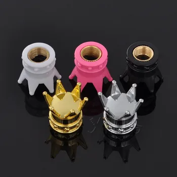 

4pcs Universal Wheel Tire Valve Caps Car Motorcycle Bicycle Air Cover Auto Airtight Cover For BMW VW Audi Nissan Crown Styling