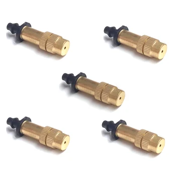 

F403 Atomizing Sprayers For 4/7mm Hose Copper Misting Cooling Nozzles Garden Irrigation Agricultural Atomizing Sprinklers