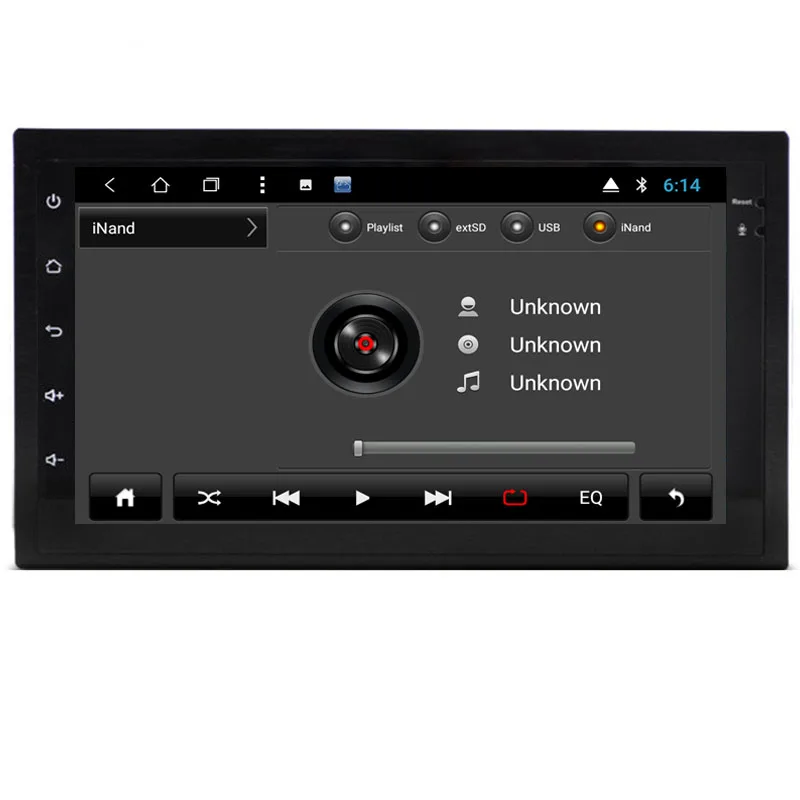 Flash Deal NaviTopia 1024*600 7inch 8 core RAM 2G ROM 32G Android 8.1 Car Radio player for 2Din Universal With Wifi/Maps 16