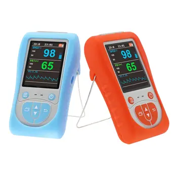 Handheld Pulse Oximeter Medical Heart Rate Monitor PR Pulse Rate PI Body Temperature Spo2 Sensor Home