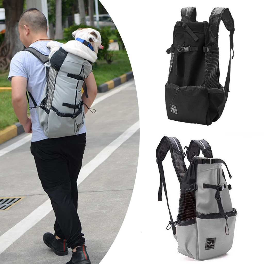 

Fashion Breathable Pet Dog Carrier Bag For Large Dogs Golden Retriever Bulldog Backpack Adjustable Big Dog Travel Pets Bags A07
