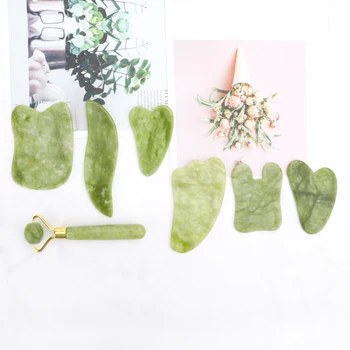 

Jade Roller Natural Facial Massager Roller Scrape Board Board Face-Lifting Neck Lifting Slimming Massage Tool Skin Beauty Care