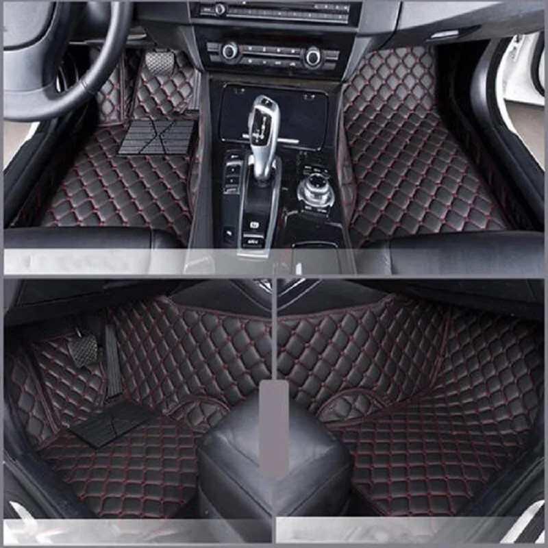 

Custom car car floor mats for Chery A1 A3 A5 E3 E5 QQ QQ3 QQ6 QQME V5 Waterproof leather Anti-slip carpet