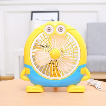 

Summer New Cartoon Fan Desktop Mini Mechanical Electric Fan 220v Dormitory Small Table Fan
