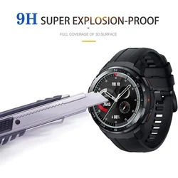 Premium Sport Silicone Watch Band 22mm - Durable Smart Bracelet Wristband in Top Quality for honor GS Pro (2pcs Tempered films)